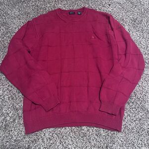 Izod Mens Sweater Red‎ XL